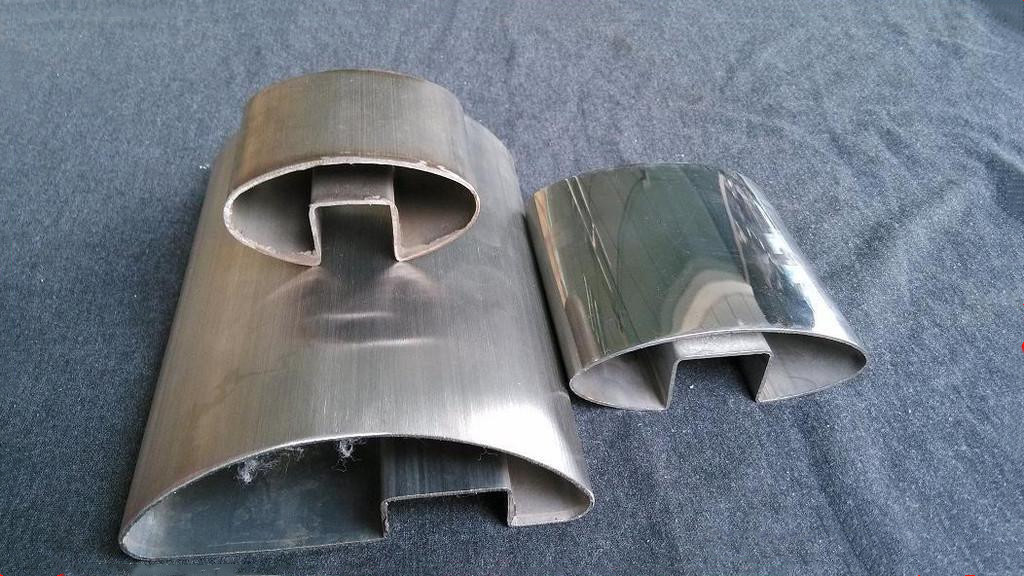 Stainless steel oval Slot tube