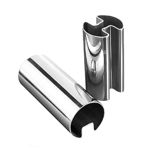 扶手护栏工程用不锈钢凹槽管