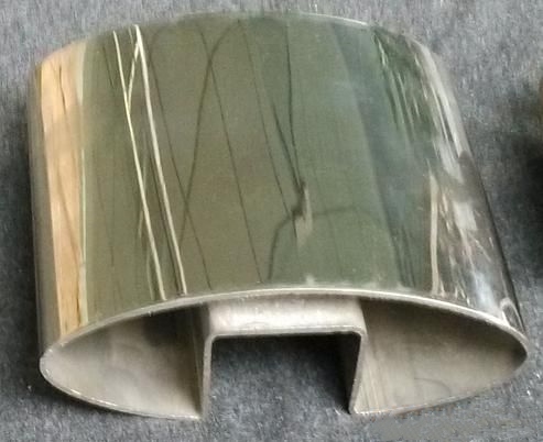 供应8K(镜光)不锈钢矩形凹槽管-旭晨不锈钢凹槽管