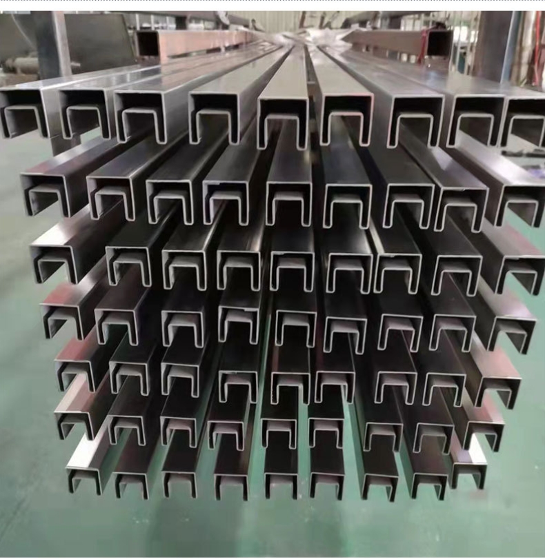 不锈钢方管凹槽管