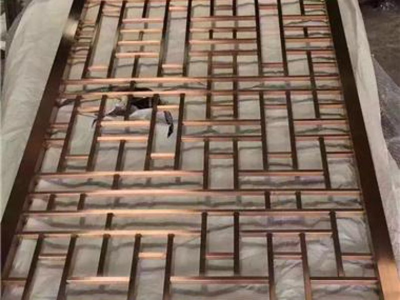 仿古铜色不锈钢隔断屏风镀色方法及及具体细节 仿古铜色不锈钢隔断屏风镀色方法及及具体细节
