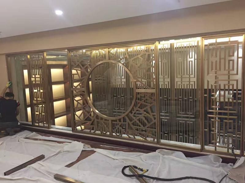 分享不锈钢屏风电镀及选料开料注意事项