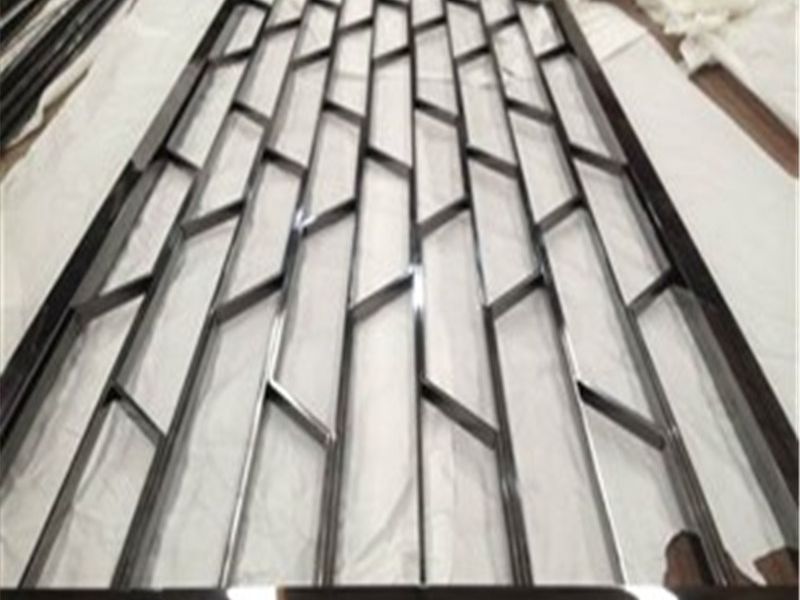 分析不锈钢花格隔断的着色机理