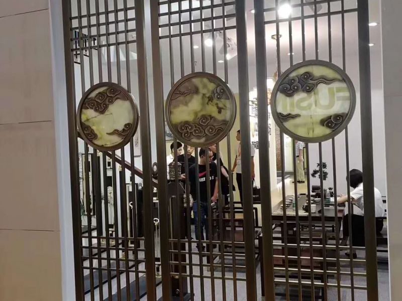 新款玫瑰不锈钢屏风焊接无痕