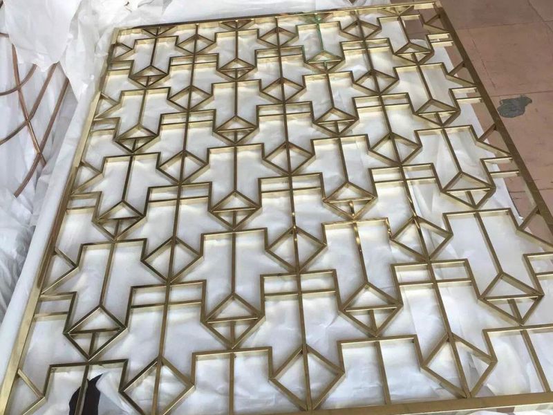 不锈钢隔断屏在风格和颜色上有很多选择