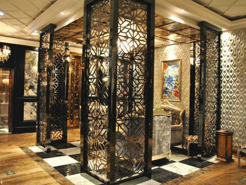 中国不锈钢美学之先锋--旭晨为你量身订做精美不锈钢屏风