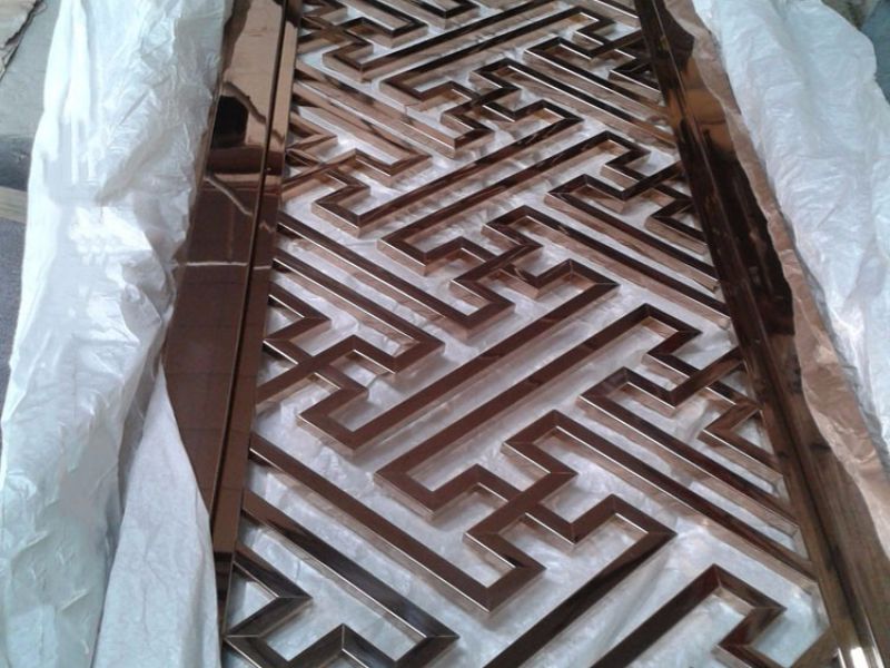 不锈钢屏风花格应该注意的工艺细节之处？