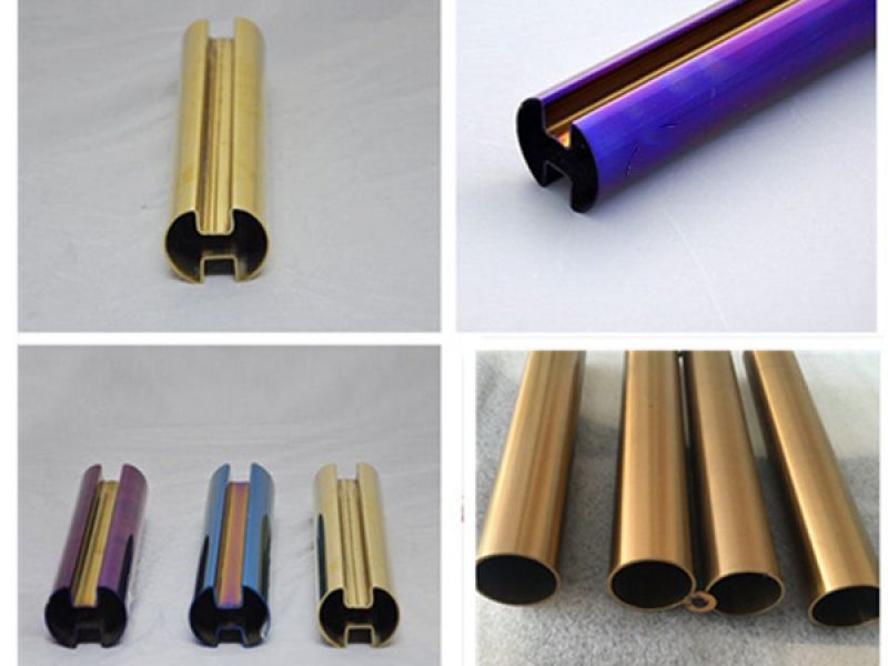 镀色不锈钢槽管厂家*不锈钢管镀色余烤漆区别 镀色不锈钢槽管厂家*不锈钢管镀色余烤漆区别